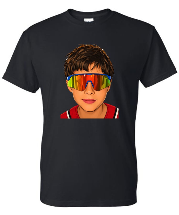 T-shirt  manches courtes avec image du joueur/joueuse (Enfant)