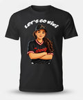 T-shirt manches courtes avec image du joueur/joueuse personnalisée (Adulte)
