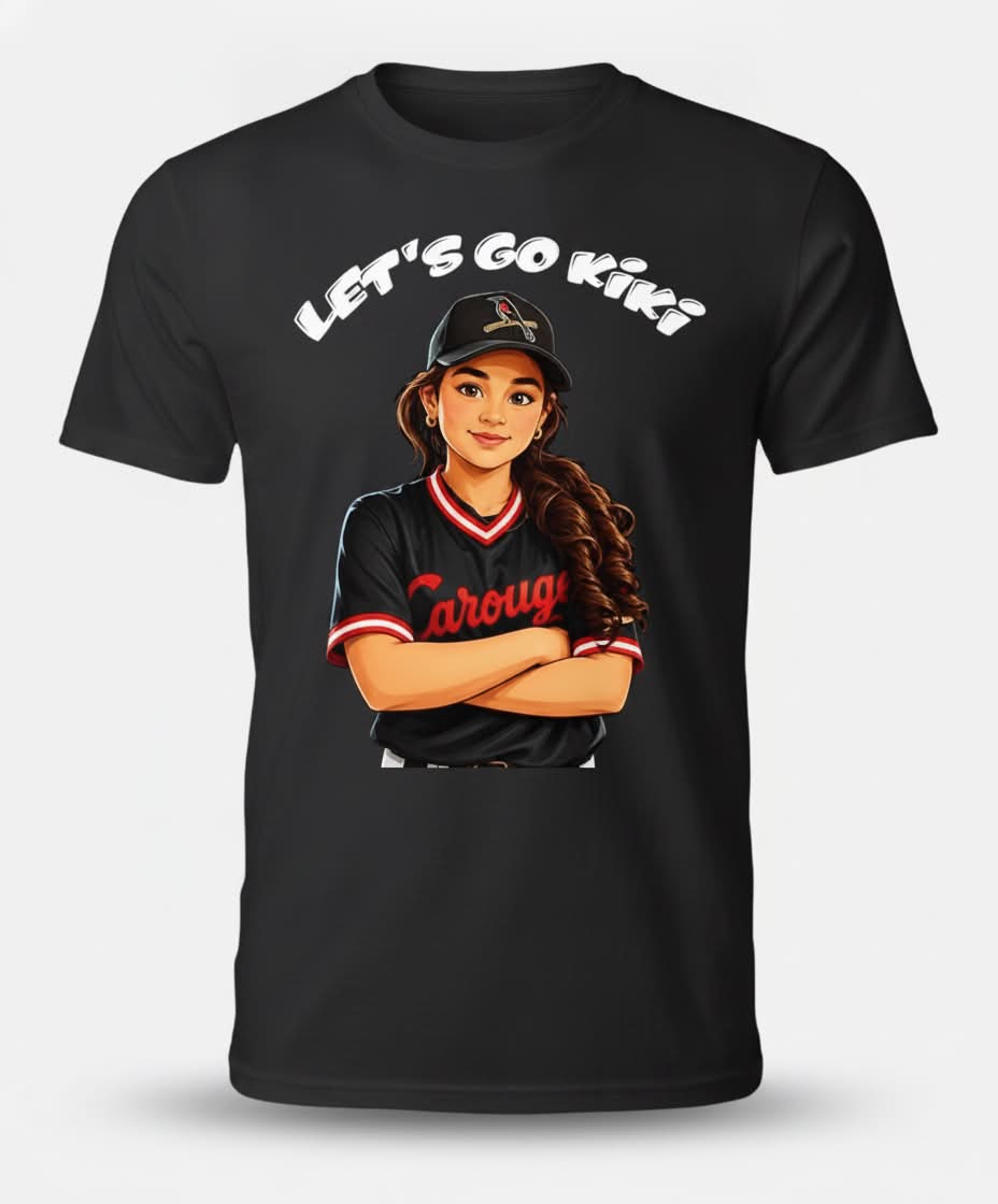 T-shirt manches courtes avec image du joueur/joueuse personnalisée (Adulte)