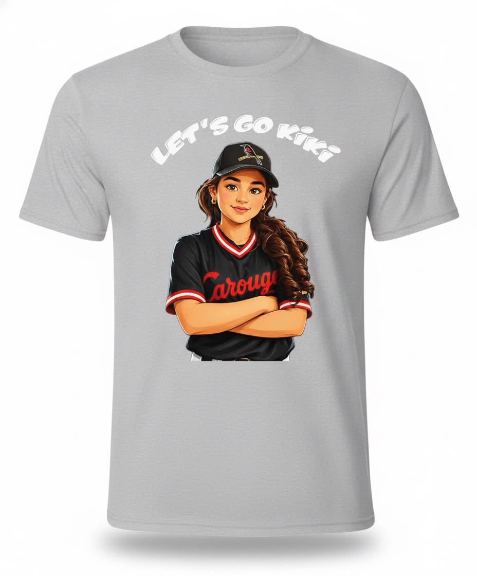 T-shirt manches courtes avec image du joueur/joueuse personnalisée (Adulte)