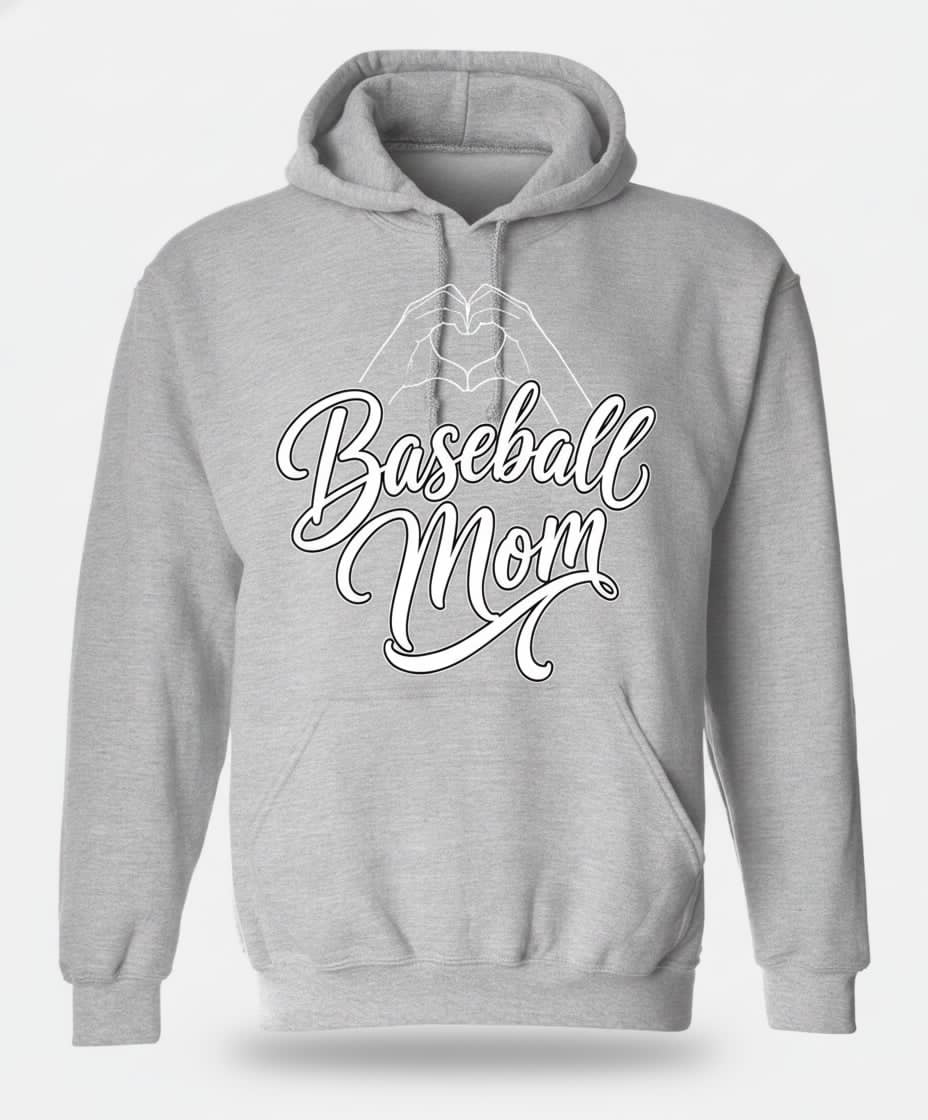 Hoodie Baseball Mom