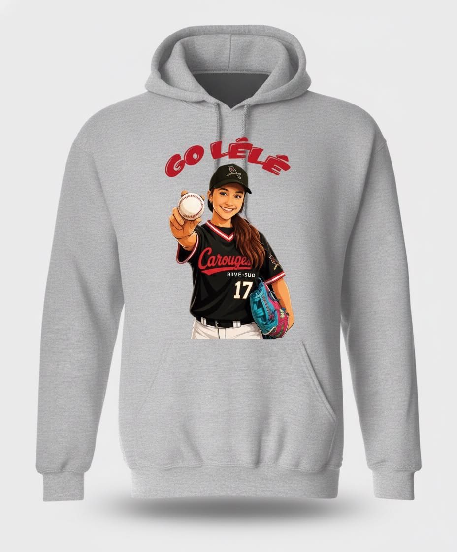 Hoodie avec image du joueur/joueuse personnalisée (Enfant)