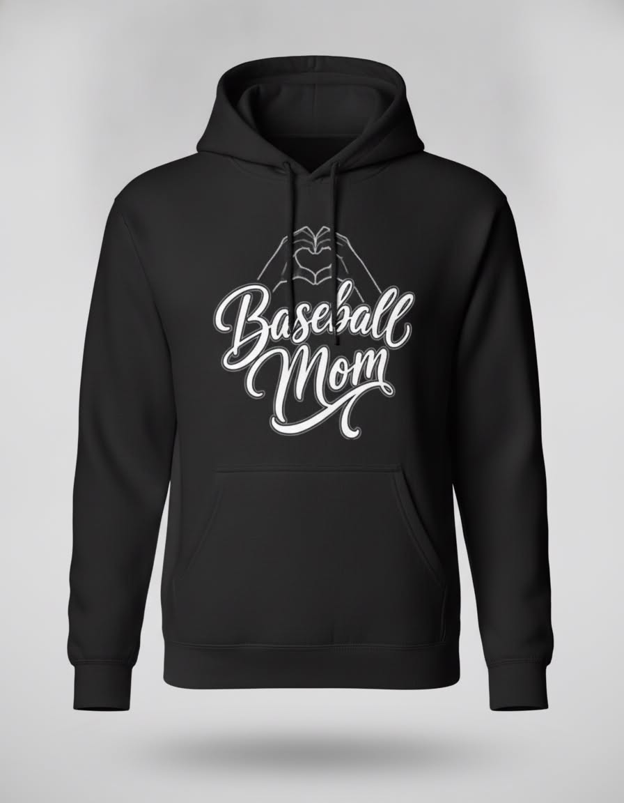 Hoodie Baseball Mom