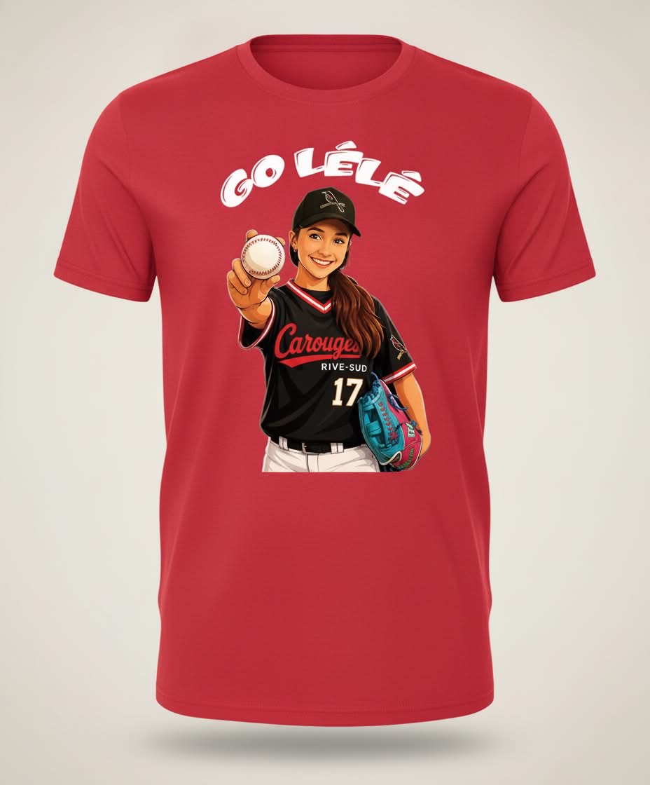 T-shirt  manches courtes avec image du joueur/joueuse personnalisée  (Enfant)