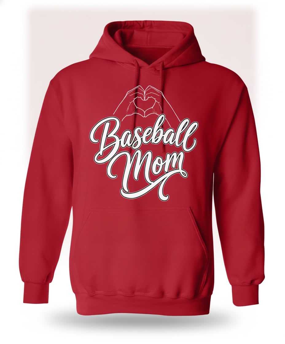 Hoodie Baseball Mom