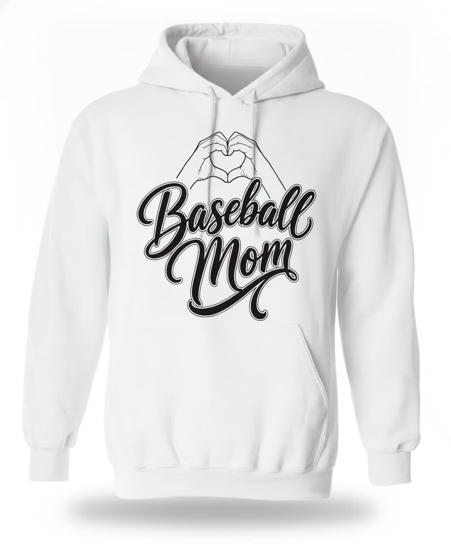 Hoodie Baseball Mom