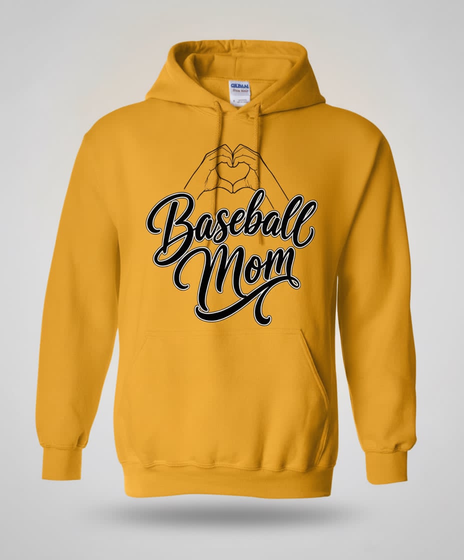 Hoodie Baseball Mom